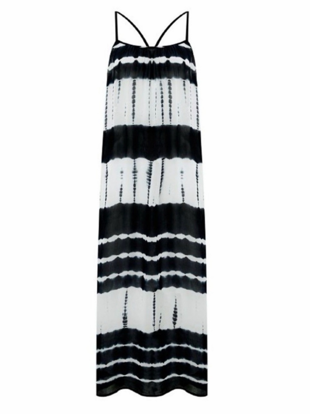 Mittoshop Tie-Dye Spaghetti Strap Maxi Dress, Excellent Condition - Picture 2 of 9